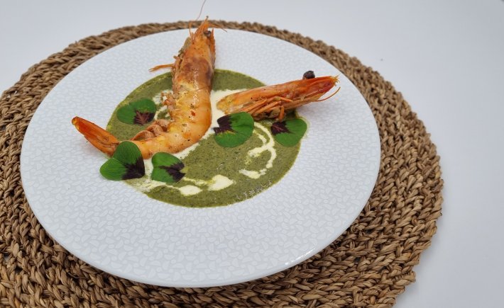 SOUPE Z’HABITANT AUX CREVETTES